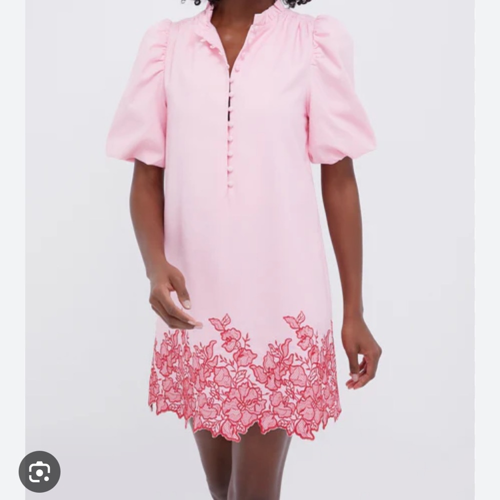 Hyacinth House Tuckernuck Mimi embroidered mini dress